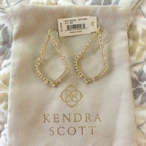 Kendra Scott Sophee Crystal Drop Earrings in Gold